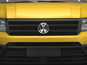 VW Crafter Single Cab Tipper HQ Interior 2023 3D 模型