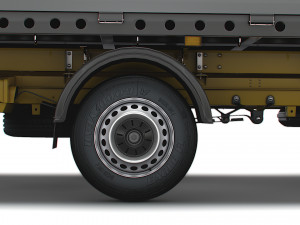 VW Crafter Single Cab Tipper HQ Interior 2023 3D 模型
