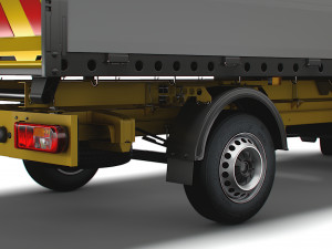 VW Crafter Single Cab Tipper HQ Interior 2023 3D 模型