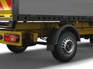 VW Crafter Single Cab Tipper HQ Interior 2023 3D Model