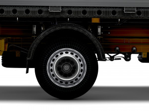 VW Crafter Single Cab Tipper HQ Interior 2023 3D 模型