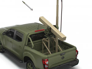 Nissan Navarra Vampire C-UAS 2023 3D Model
