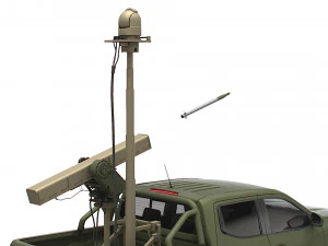 Nissan Navarra Vampire C-UAS 2023 3D Model