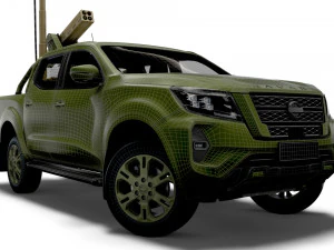 Nissan Navarra Vampire C-UAS 2023 3D Model
