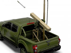 Nissan Navarra Vampire C-UAS 2023 3D Model