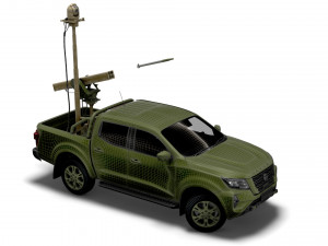 Nissan Navarra Vampire C-UAS 2023 3D मॉडल