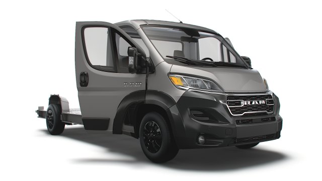 RAM Promaster 3540 L4 PlatformCab HQInterior 2023 3D 模型 .c4d .max .obj .3ds .fbx .stl .blend 