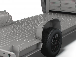 RAM Promaster 3540 L4 PlatformCab HQInterior 2023 3D 模型