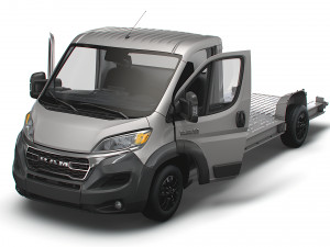 RAM Promaster 3540 L4 PlatformCab HQInterior 2023 3D 模型