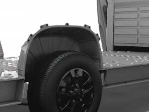 RAM Promaster 3540 L4 PlatformCab HQInterior 2023 3D 模型