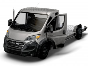 RAM Promaster 3540 L4 PlatformCab HQInterior 2023 3D 模型