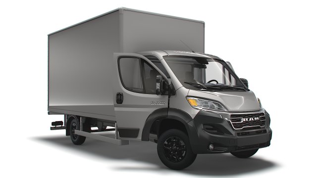 RAM Promaster Box HQInterior 4300WB 2023 Model 3D .c4d .max .obj .3ds .fbx .stl .blend 