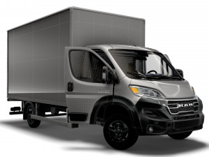 RAM Promaster Box HQInterior 4300WB 2023 Model 3D