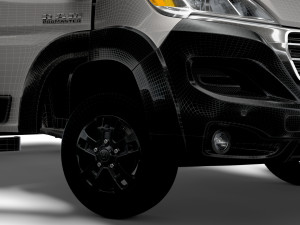 RAM Promaster Box HQInterior 4300WB 2023 Model 3D