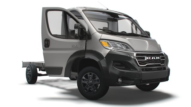RAM Promaster Chassis HQInterior SCab 3800WB 2023 Modèle 3D .c4d .max .obj .3ds .fbx .stl .blend 