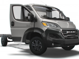 RAM Promaster Chassis HQInterior SCab 3800WB 2023 Model 3D