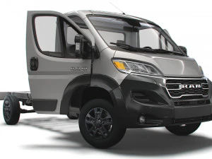RAM Promaster Chassis HQ Interior SCab 3800WB 2023 Modelo 3D