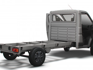 RAM Promaster Chassis HQInterior SCab 3800WB 2023 Modèle 3D