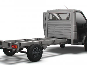 RAM Promaster Chassis HQInterior SCab 3800WB 2023 3D Model