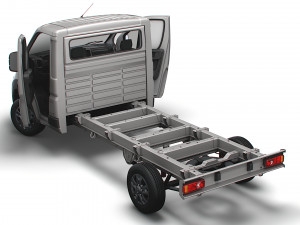 RAM Promaster Chassis HQInterior SCab 3800WB 2023 Modèle 3D