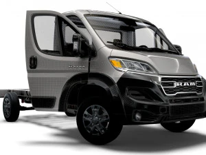 RAM Promaster Chassis HQInterior SCab 3800WB 2023 3D Model