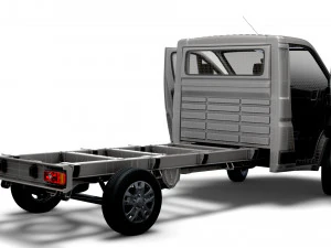 RAM Promaster Chassis HQInterior SCab 3800WB 2023 3D Model