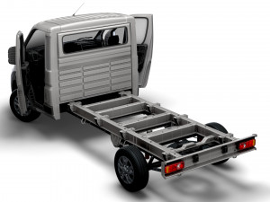RAM Promaster Chassis HQInterior SCab 3800WB 2023 Modèle 3D