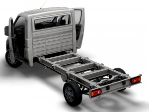 RAM Promaster Chassis HQInterior SCab 3800WB 2023 3D Model