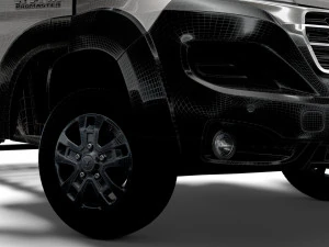 RAM Promaster Chassis HQInterior SCab 3800WB 2023 3D Model