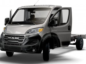 RAM Promaster Chassis HQInterior SCab 3800WB 2023 Modèle 3D