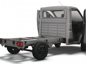 RAM Promaster Chassis HQInterior SCab 3000WB 2023 Model 3D