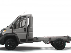 RAM Promaster Chassis HQInterior SCab 3000WB 2023 Model 3D