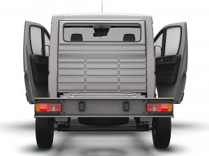 RAM Promaster Chassis HQInterior SCab 3000WB 2023 Model 3D