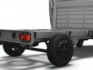 RAM Promaster Chassis HQInterior SCab 3000WB 2023 Model 3D