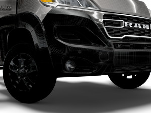 RAM Promaster Chassis HQInterior SCab 3000WB 2023 Model 3D