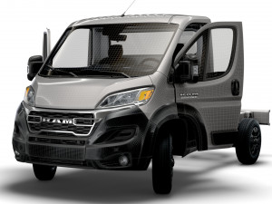 RAM Promaster Chassis HQInterior SCab 3000WB 2023 Model 3D