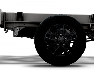 RAM Promaster Chassis HQInterior SCab 3000WB 2023 Model 3D