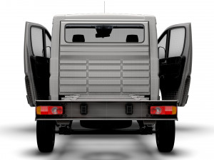 RAM Promaster Chassis HQInterior SCab 3000WB 2023 Model 3D