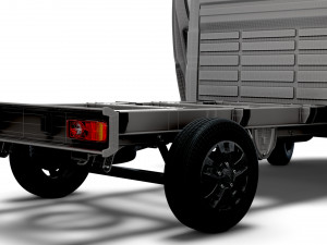 RAM Promaster Chassis HQInterior SCab 3000WB 2023 Model 3D