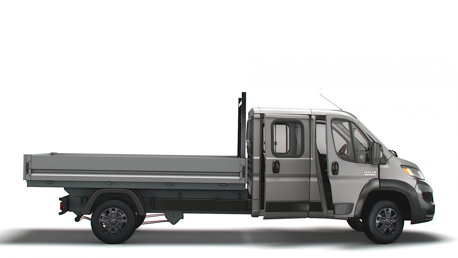 RAM Promaster Crew Cab Truck HQInterior 2023 3D Model .c4d .max .obj .3ds .fbx .stl .blend 