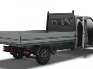 RAM Promaster Crew Cab Truck HQInterior 2023 3D Model