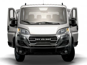 RAM Promaster Crew Cab Truck HQInterior 2023 3D Model