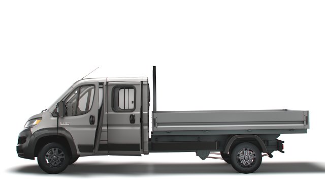 RAM Promaster Crew Cab Truck HQInterior 2023 3D in