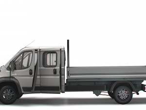 RAM Promaster Crew Cab Truck HQInterior 2023 3D Model