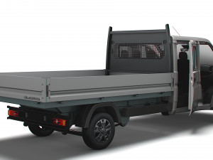 RAM Promaster Crew Cab Truck HQInterior 2023 3D Model