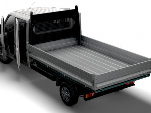 RAM Promaster Crew Cab Truck HQInterior 2023 3D Model