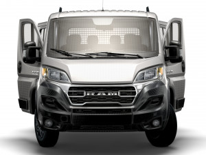 RAM Promaster Crew Cab Truck HQInterior 2023 3D Model