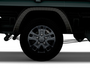 RAM Promaster Crew Cab Truck HQInterior 2023 3D Model