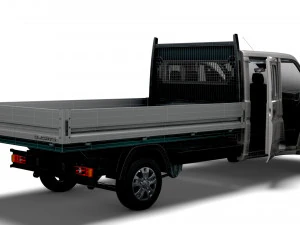 RAM Promaster Crew Cab Truck HQInterior 2023 3D Model