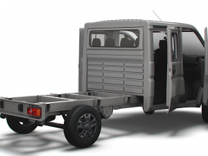 RAM Promaster Chassis HQInterior CrCab 3800WB 2023 Modelo 3D